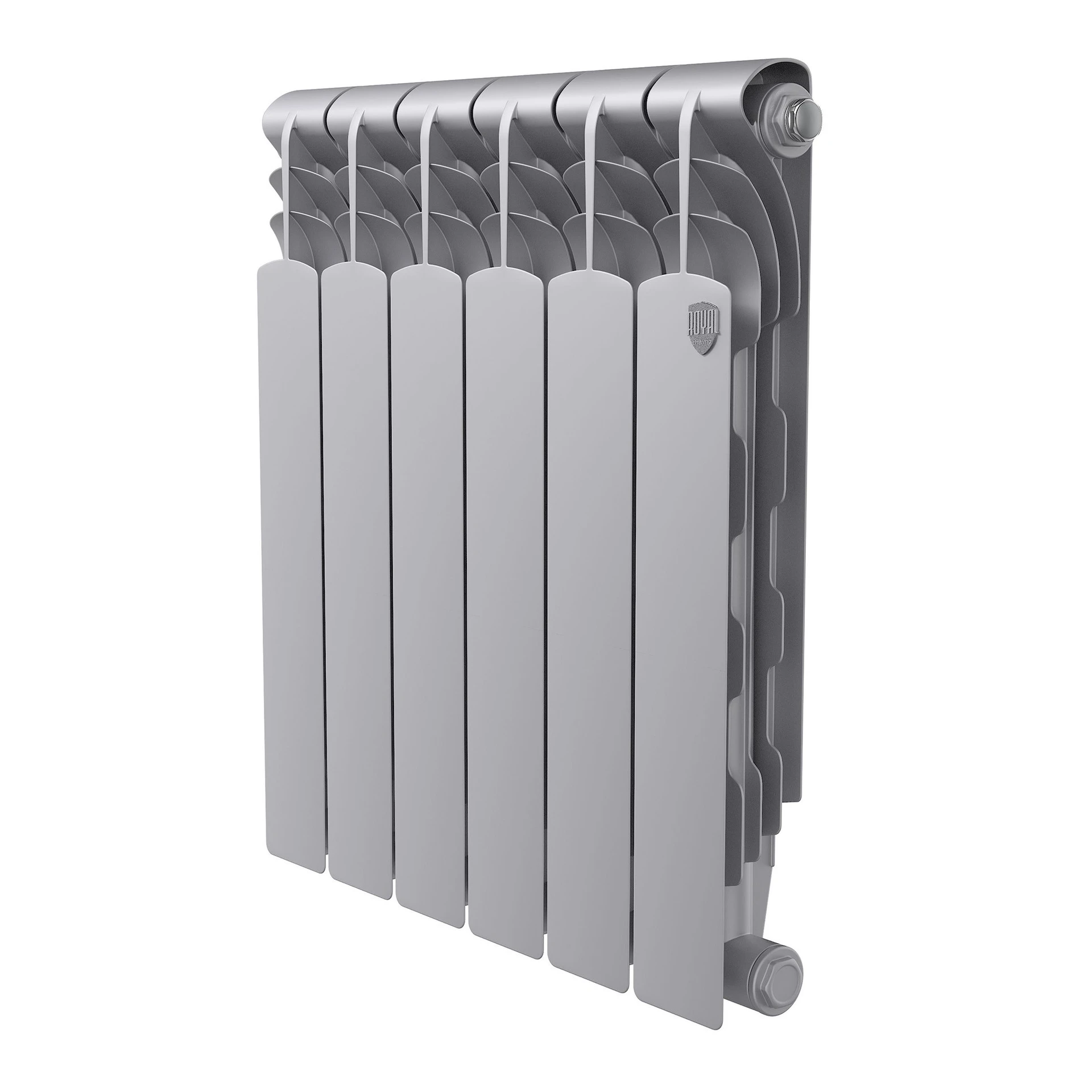 Радиатор Royal Thermo Revolution Bimetall 500 2.0 Silver Satin 6 секц.