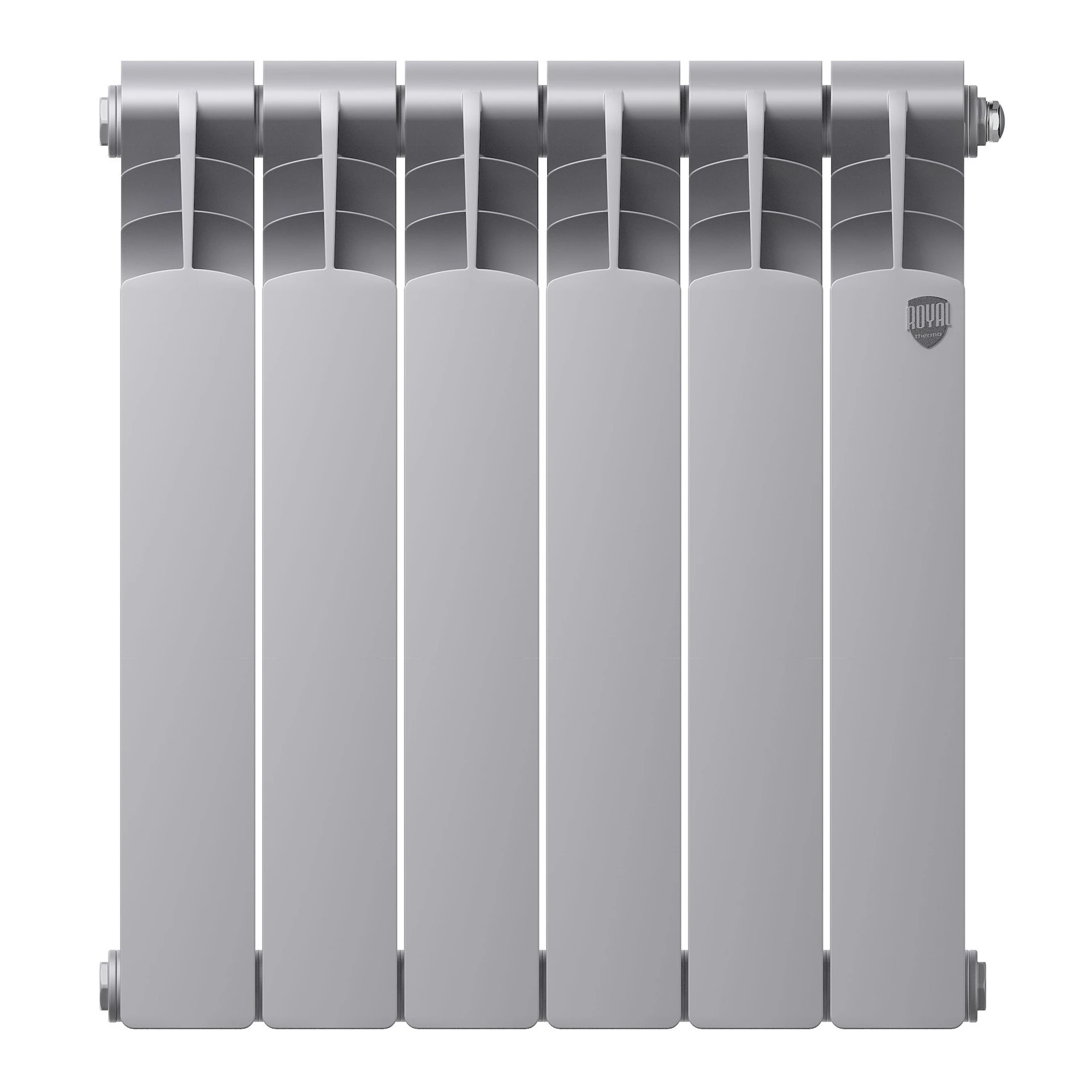 Радиатор Royal Thermo Revolution Bimetall 500 2.0 Silver Satin 6 секц.