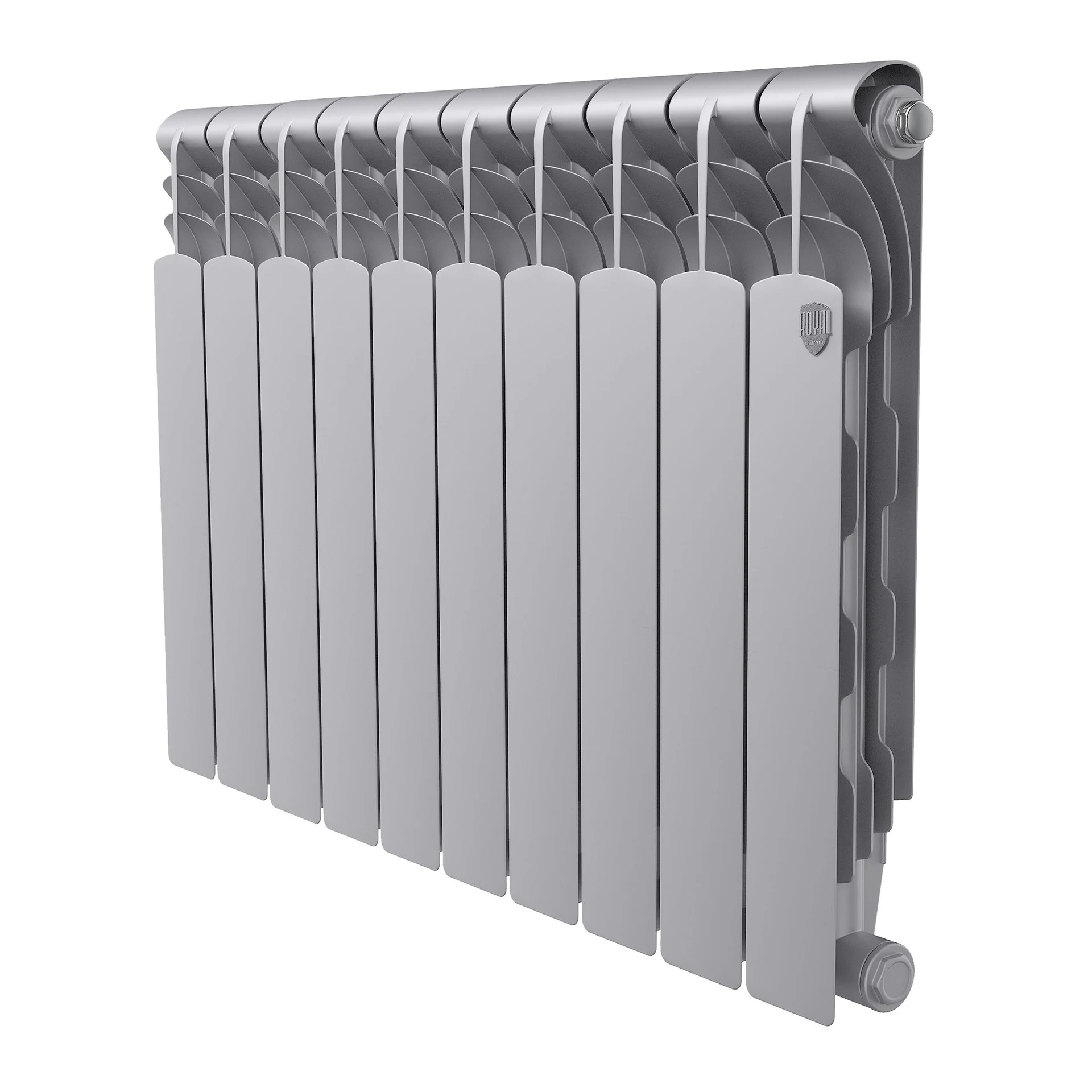 Радиатор Royal Thermo Revolution Bimetall 500 2.0 Silver Satin 8 секц.
