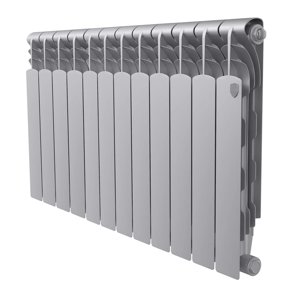 Радиатор Royal Thermo Revolution Bimetall 500 2.0 Silver Satin 12 секц.