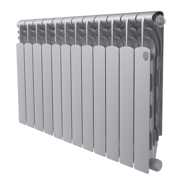 Радиатор Royal Thermo Revolution Bimetall 500 2.0 Silver Satin 12 секц.