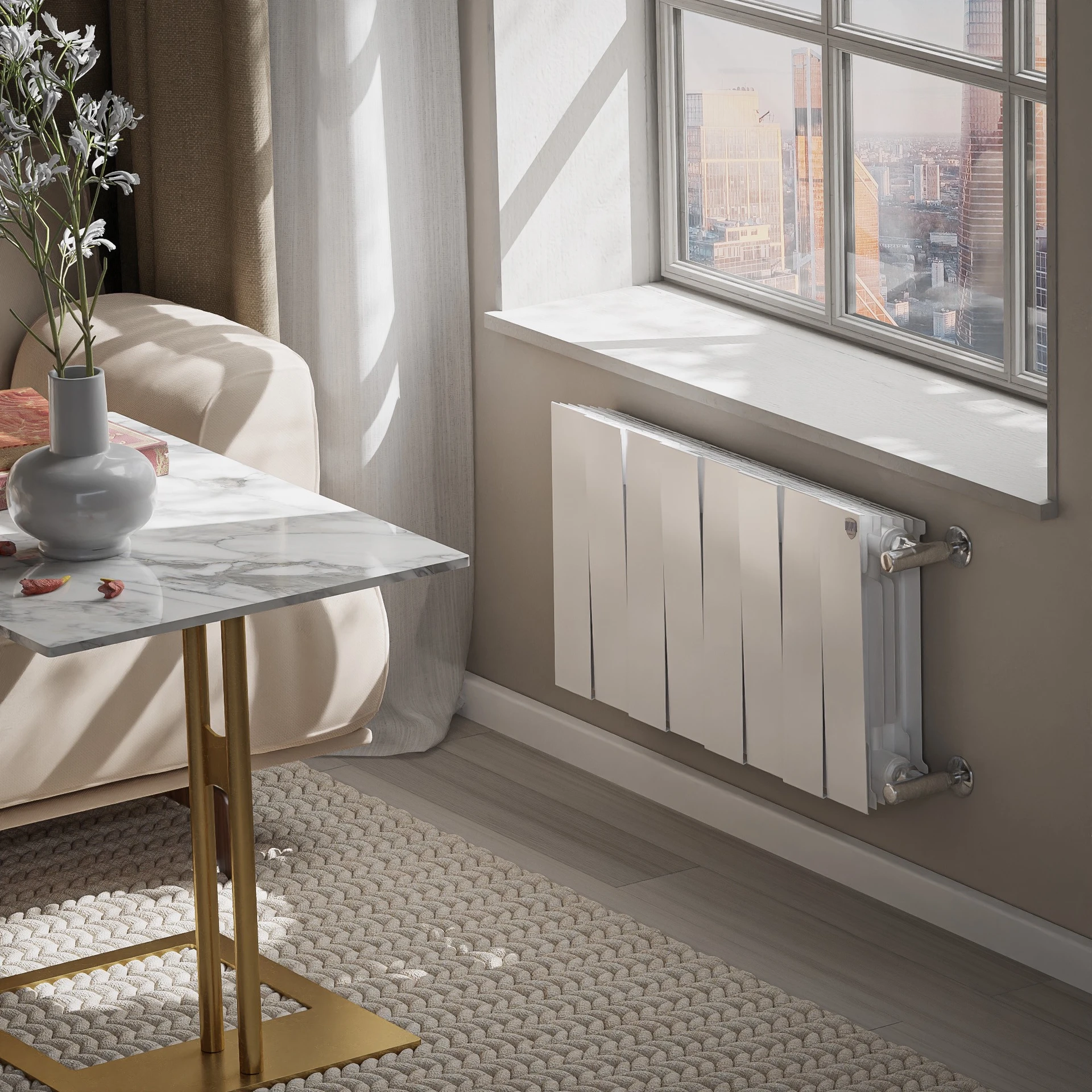 Радиатор Royal Thermo Piano Forte 300 Bianco Traffico 10 секц.