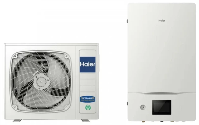 Тепловой насос воздух-вода Haier Super Aqua HU102WAMNA/AW102SNCHA