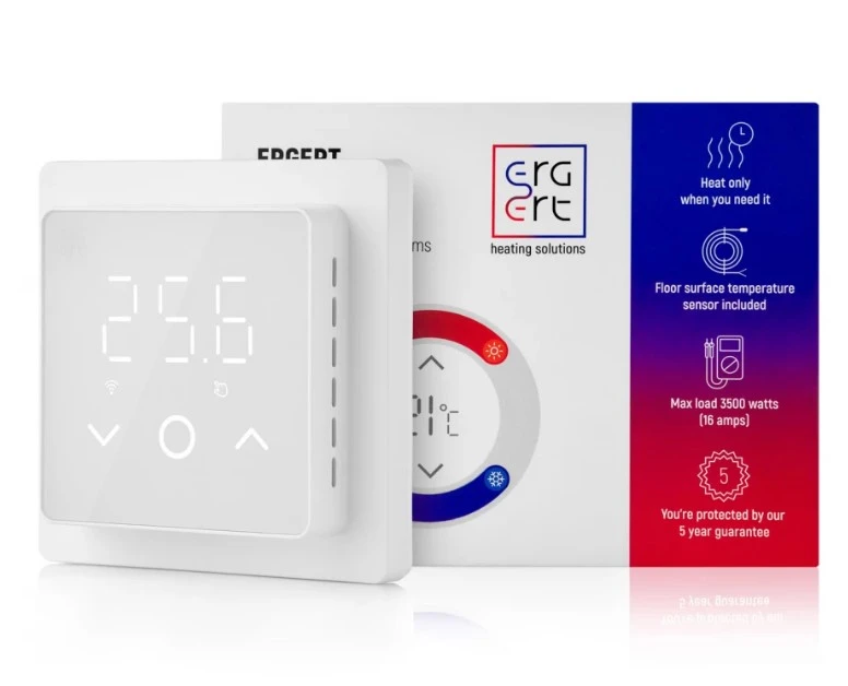 Терморегулятор Ergert ETR-380W Wi-Fi, белый