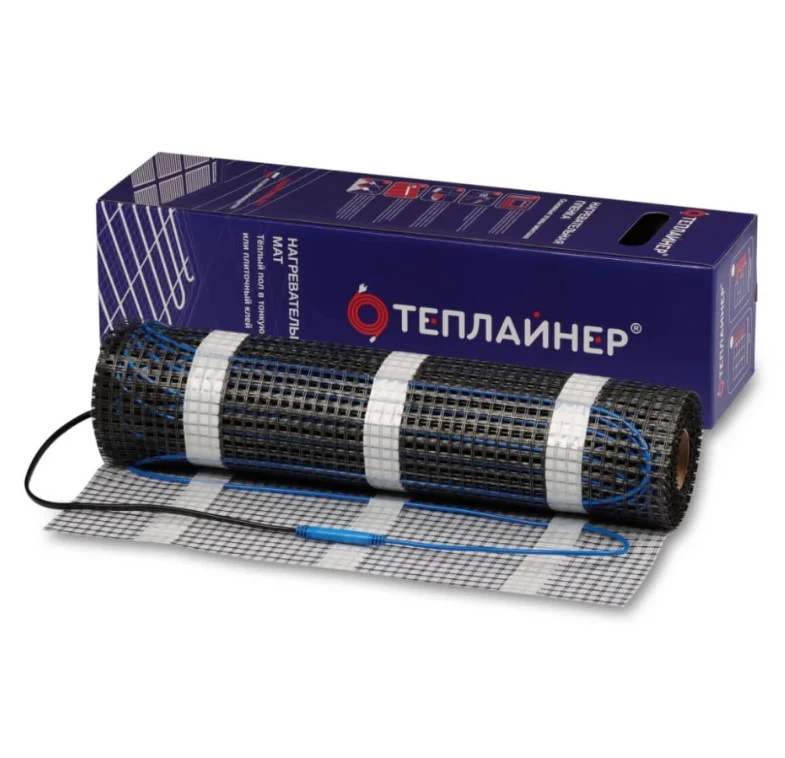 Нагревательный мат под плитку Теплайнер Floor СТП-0960-060, 960 Вт