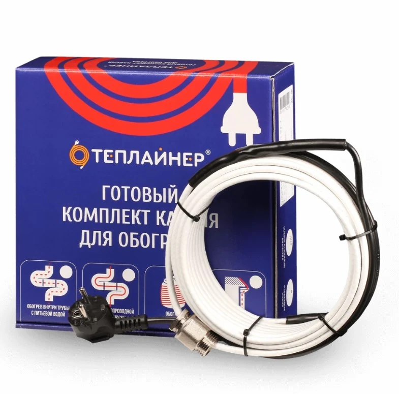 Греющий кабель Теплайнер Standart КСП-10, 60 Вт, 6 м
