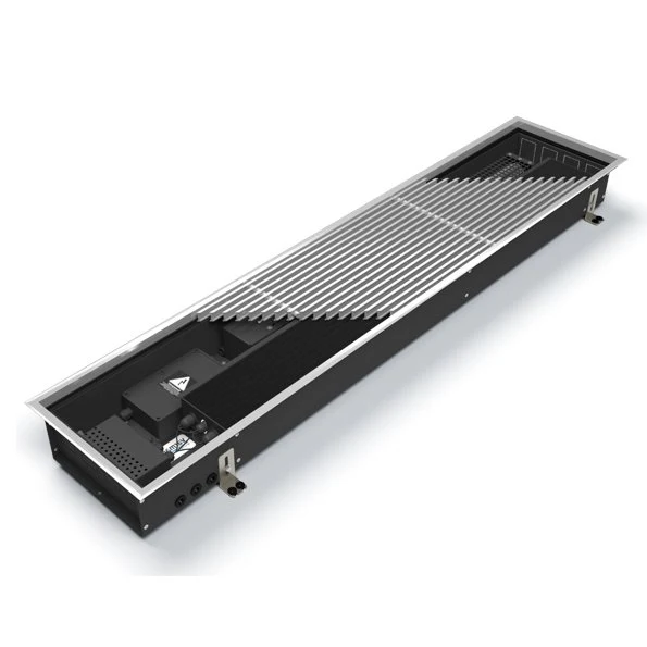 Внутрипольный конвектор длиной 2,1 м - 3 м Varmann Qtherm Electro 180x110x2250