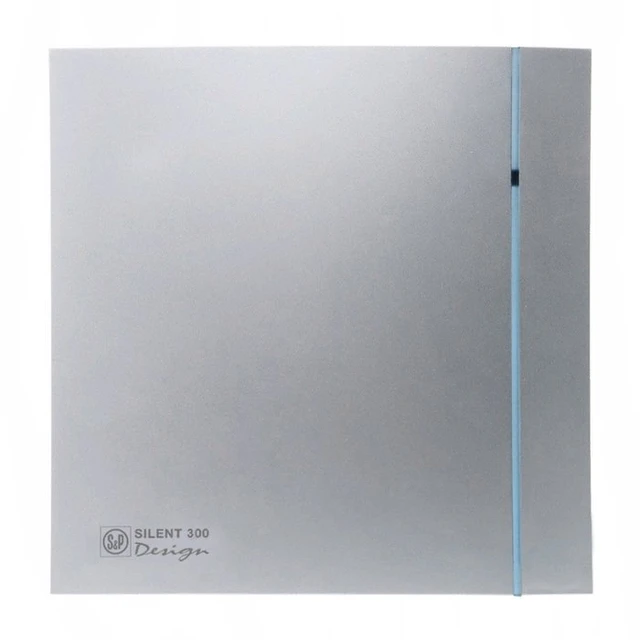 Вытяжка для ванной диаметр свыше 150 мм Soler & Palau SILENT-300 CRZ PLUS SILVER DESIGN 3C