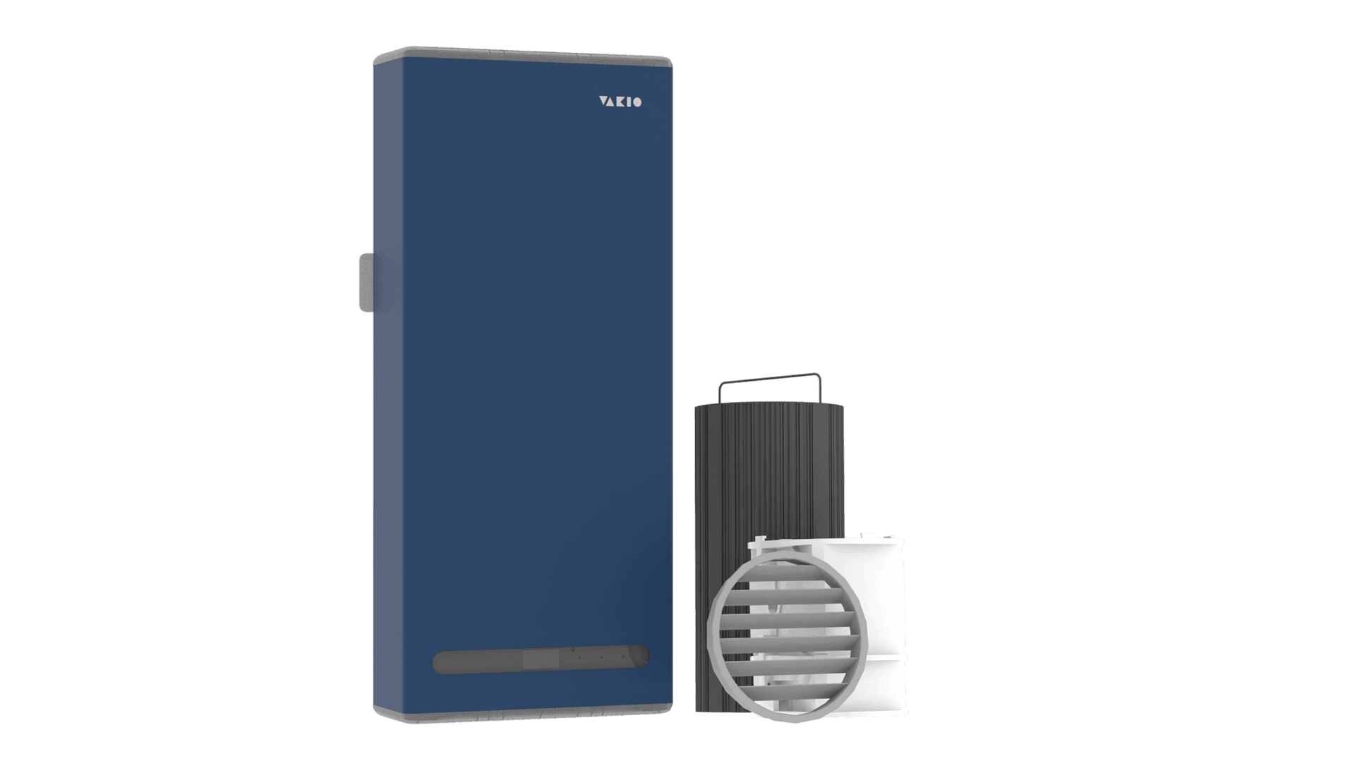 Бытовая приточно-вытяжная вентиляционная установка Vakio Base Smart Серый