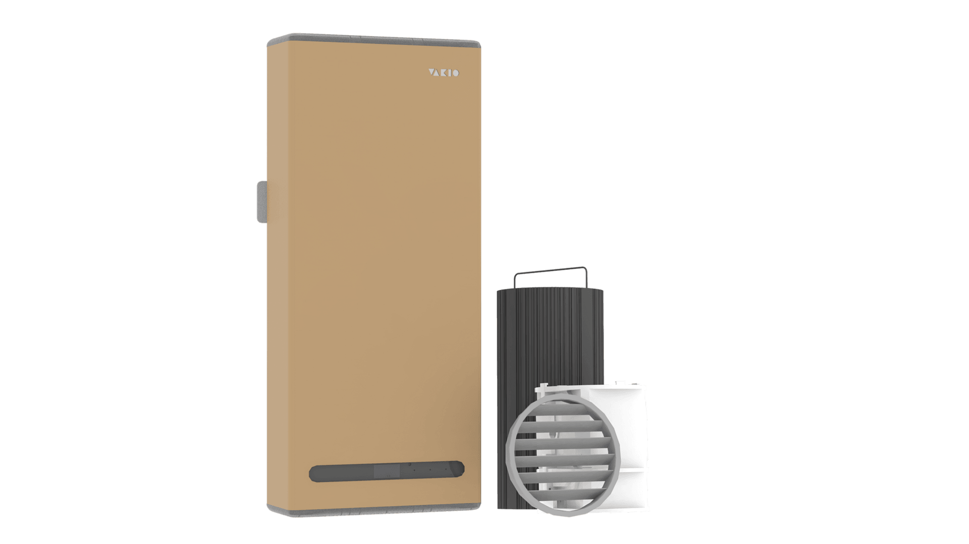 Бытовая приточно-вытяжная вентиляционная установка Vakio Base Smart Бежевый
