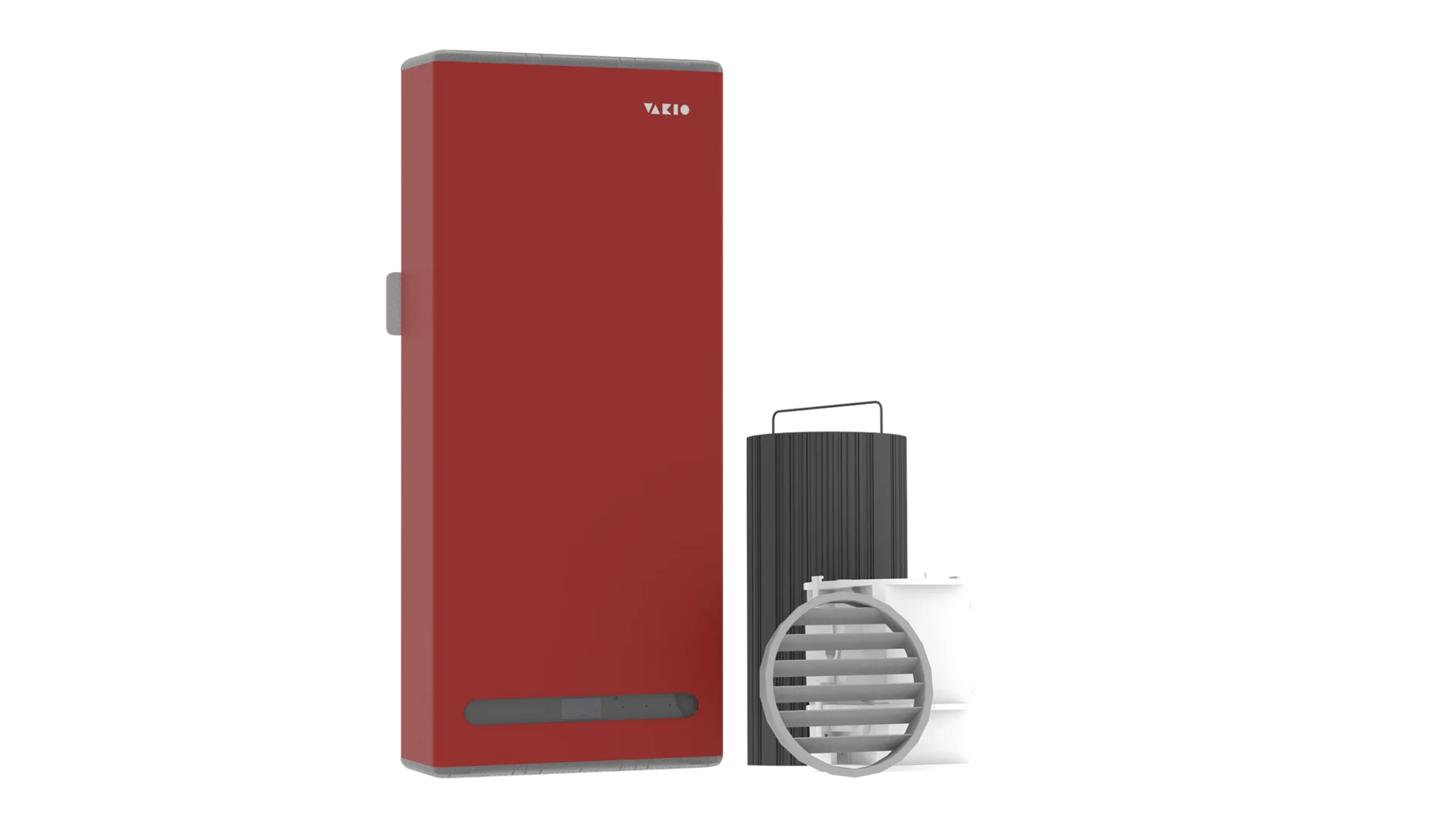 Бытовая приточно-вытяжная вентиляционная установка Vakio Base Smart Красный