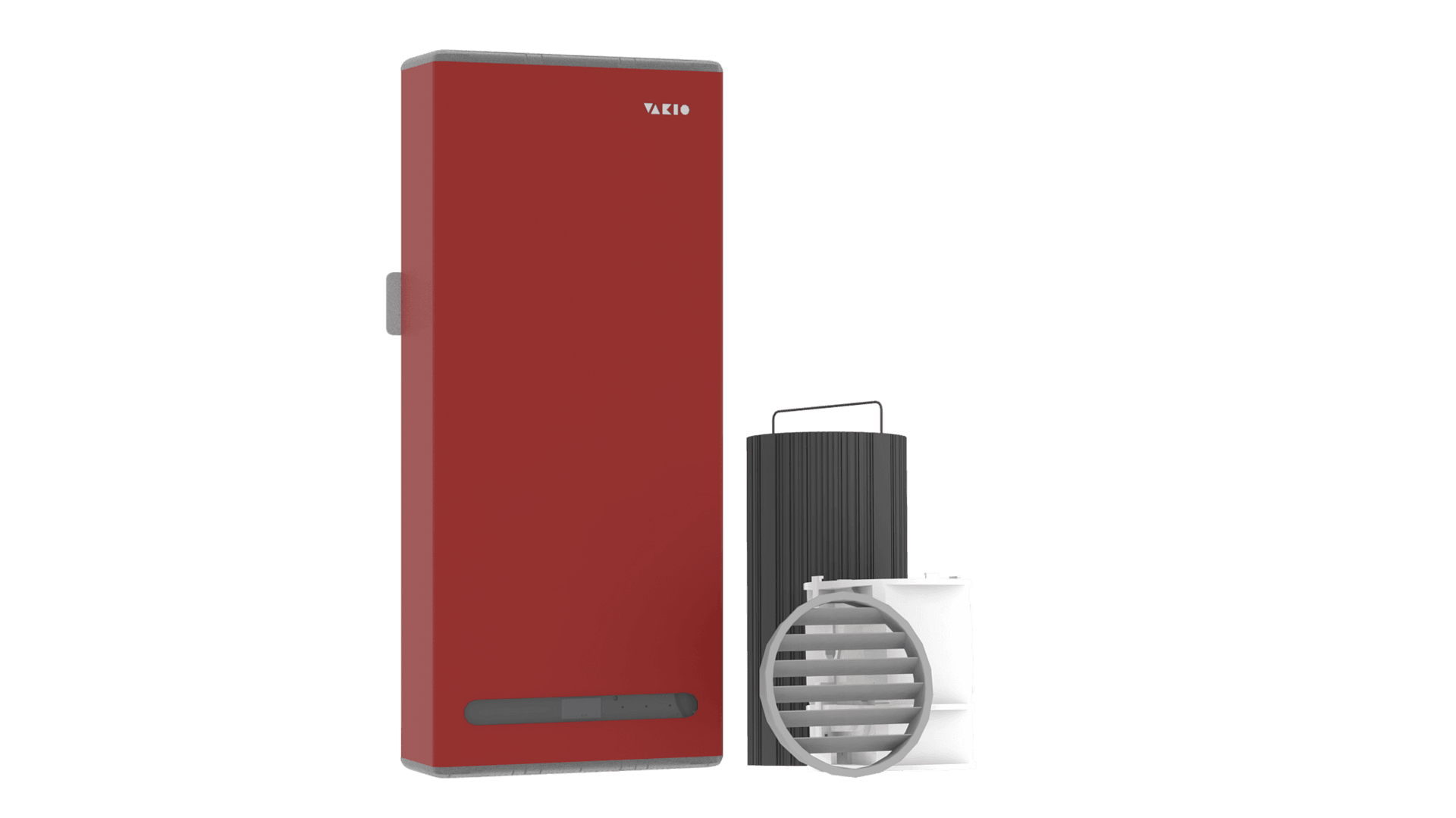 Бытовая приточно-вытяжная вентиляционная установка Vakio Base Smart Красный