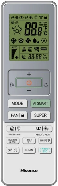 Кондиционер Hisense Vision 2.0 Superior AS-18UW4RBVQH01