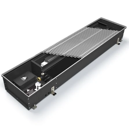 Внутрипольный конвектор длиной 1,1 м - 1,5 м Varmann Qtherm HK 310x130x1400 4т