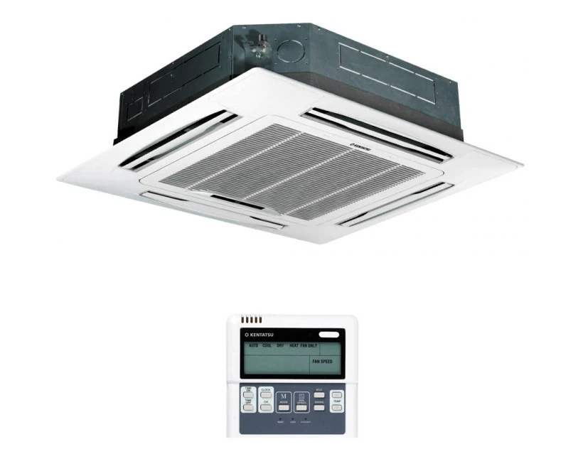 Кассетный фанкойл 9-10,9 кВт Kentatsu KQVE105H0EN1D/KPU95-C