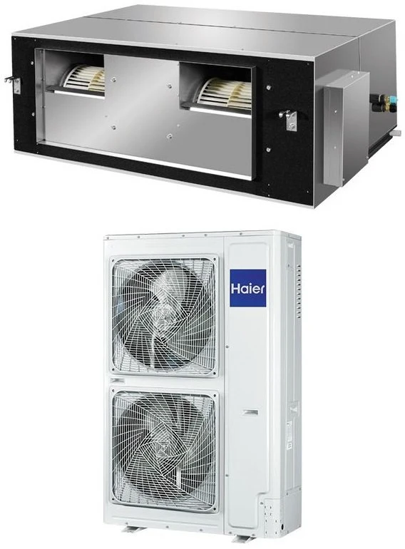 Канальный кондиционер Haier ADH200H1ERG/1UH200W1ERK