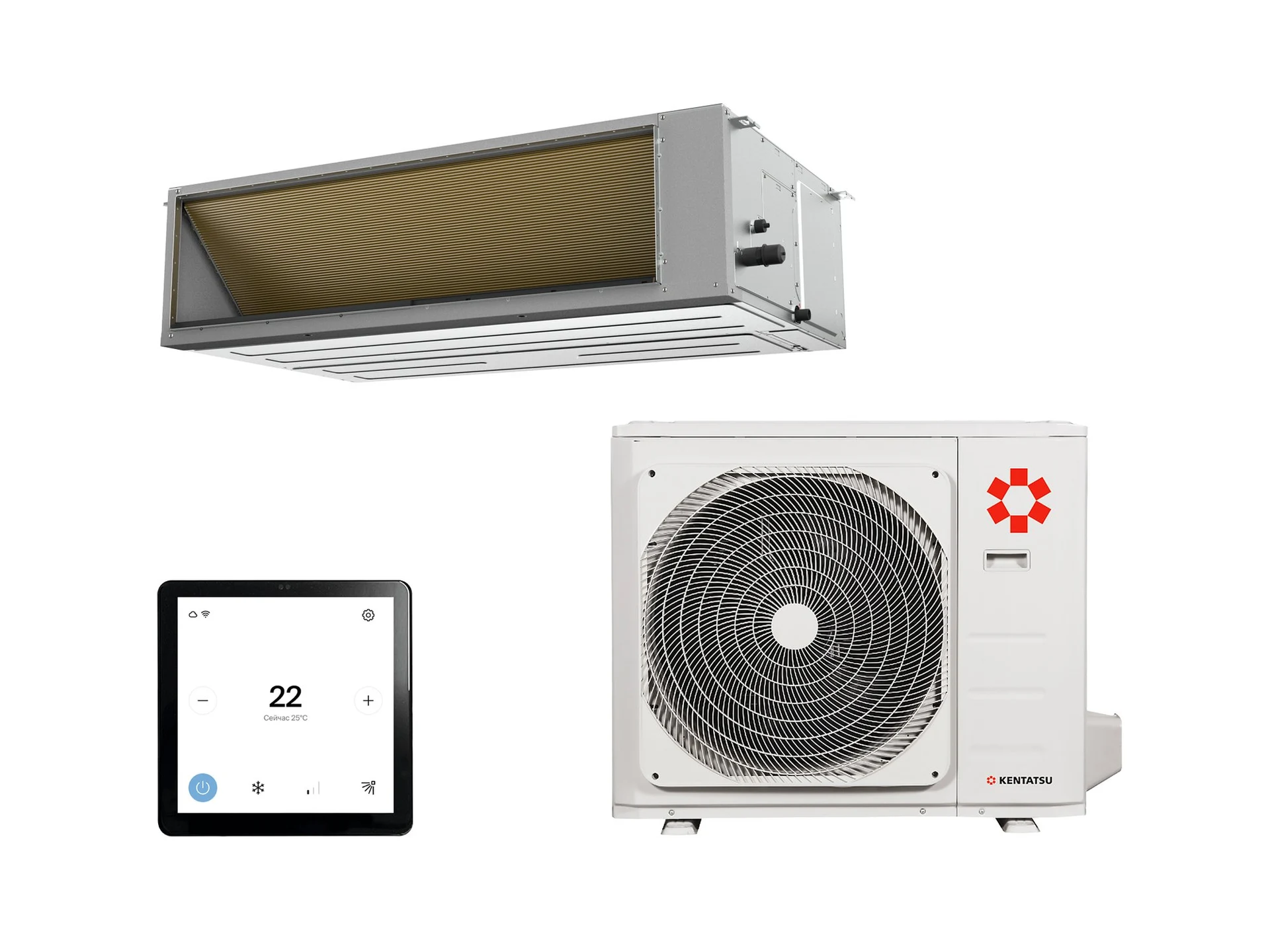 Канальный кондиционер Kentatsu KSMD105HZRN1W/KSUNB105HZRN1
