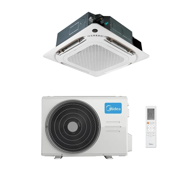 Кассетный кондиционер Midea MCD1-48HRN1G1/MOA1U-48HQN1G1/T-MBQ4-04A1