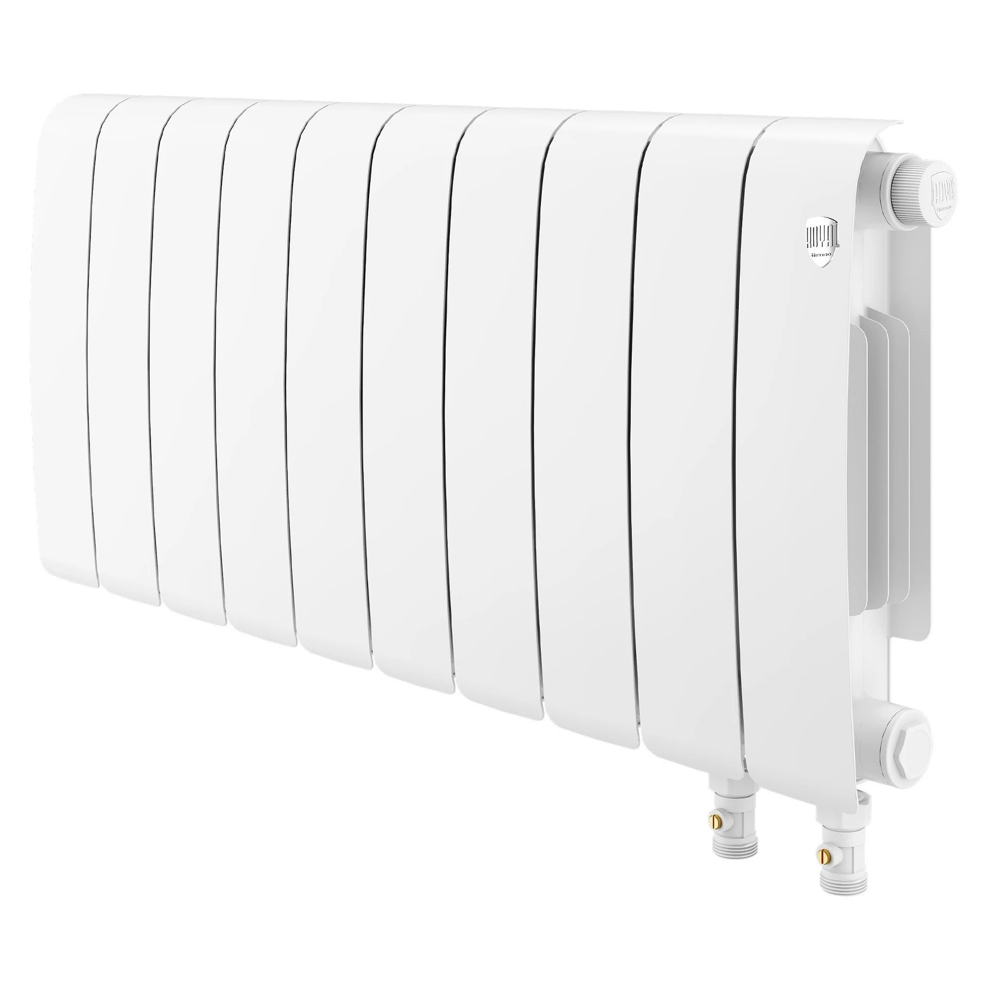 Биметаллический радиатор Royal Thermo Eclipse 300 V Белый - 10 секц.
