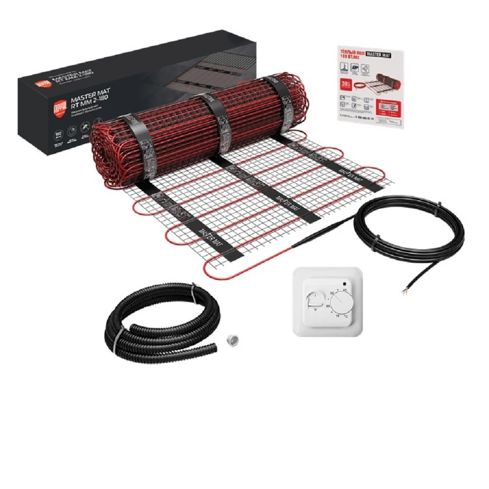 Мат Royal Thermo MM 2-180-1,5 (комплект теплого пола с терморегулятором) НС-1758086