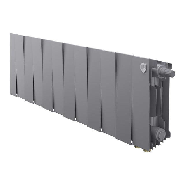 Радиатор биметаллический Royal Thermo PianoForte 200 Серебристый VR80- 12 секц.