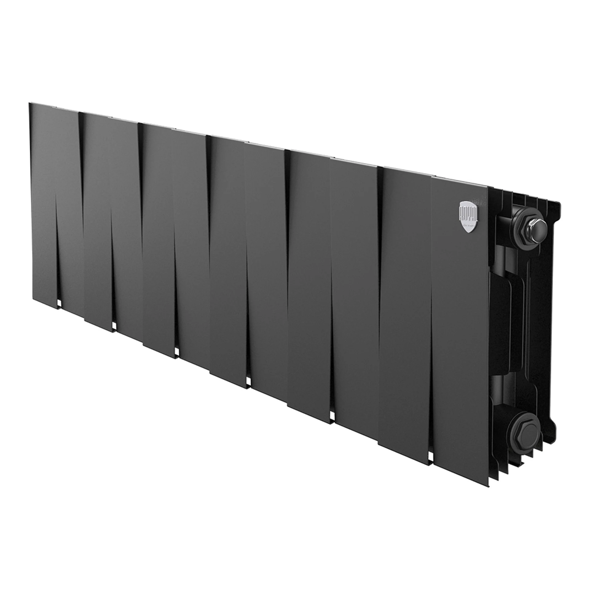 Радиатор биметаллический Royal Thermo PianoForte 200 Чёрный - 12 секц. НС-1682320