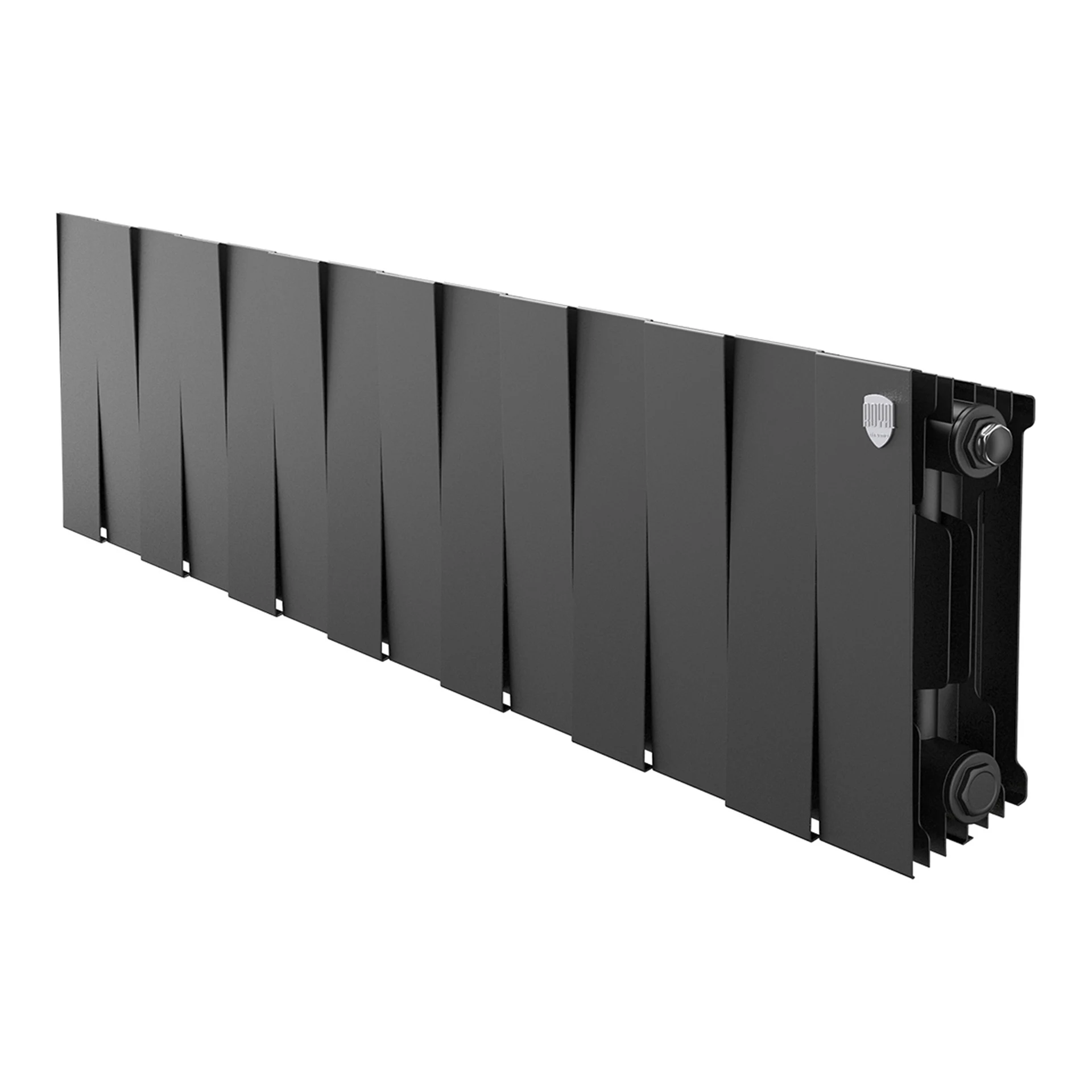 Радиатор биметаллический Royal Thermo PianoForte 200 Чёрный- 14 секц. НС-1682324