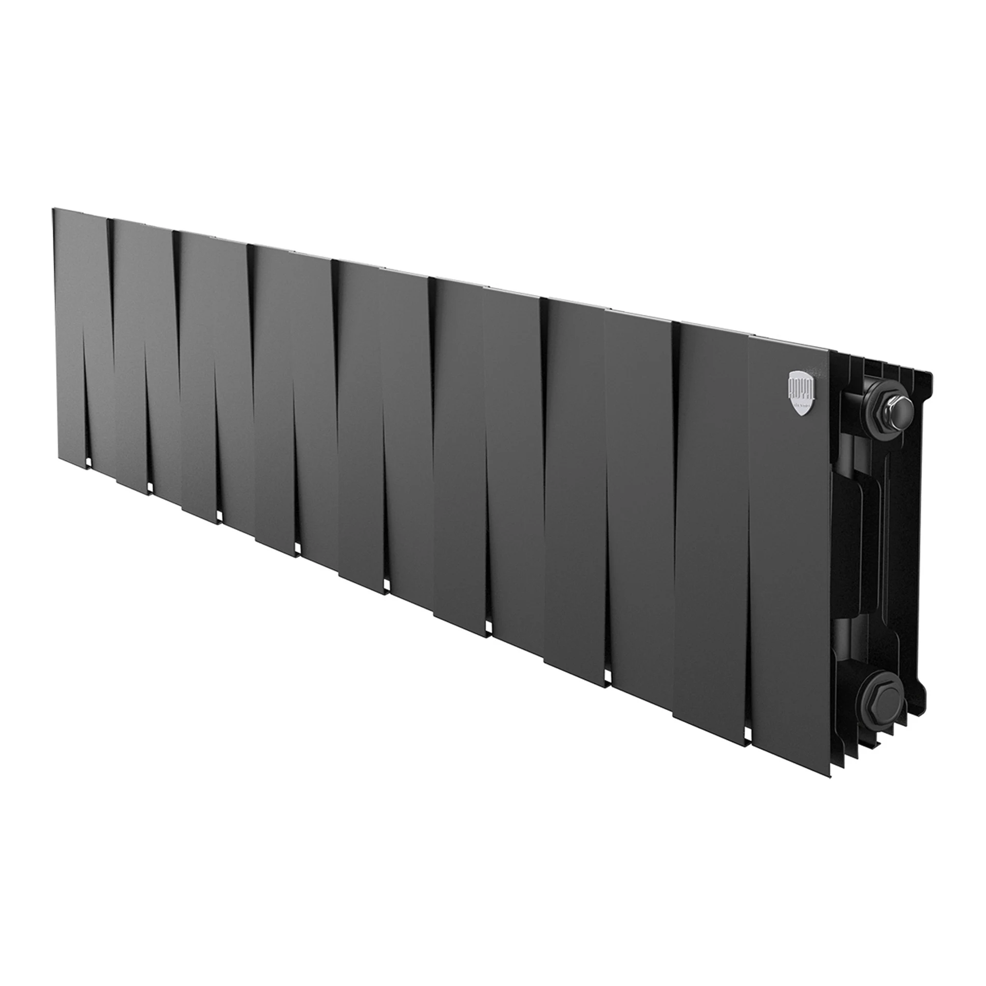 Радиатор биметаллический Royal Thermo PianoForte 200 Чёрный - 16 секц. НС-1682321