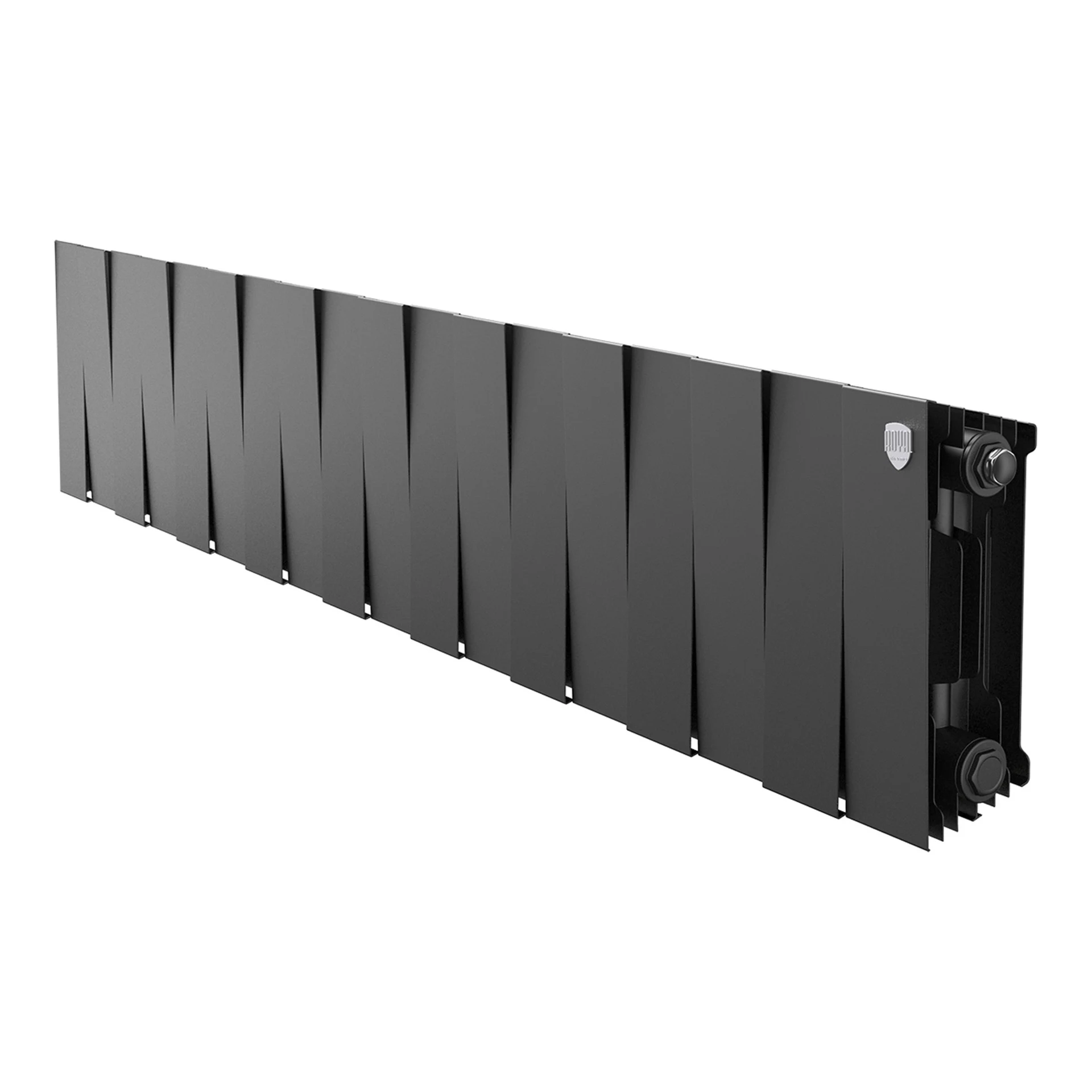 Радиатор биметаллический Royal Thermo PianoForte 200 Чёрный - 18 секц. НС-1682322