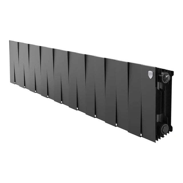 Радиатор биметаллический Royal Thermo PianoForte 200 Чёрный - 18 секц. НС-1682322