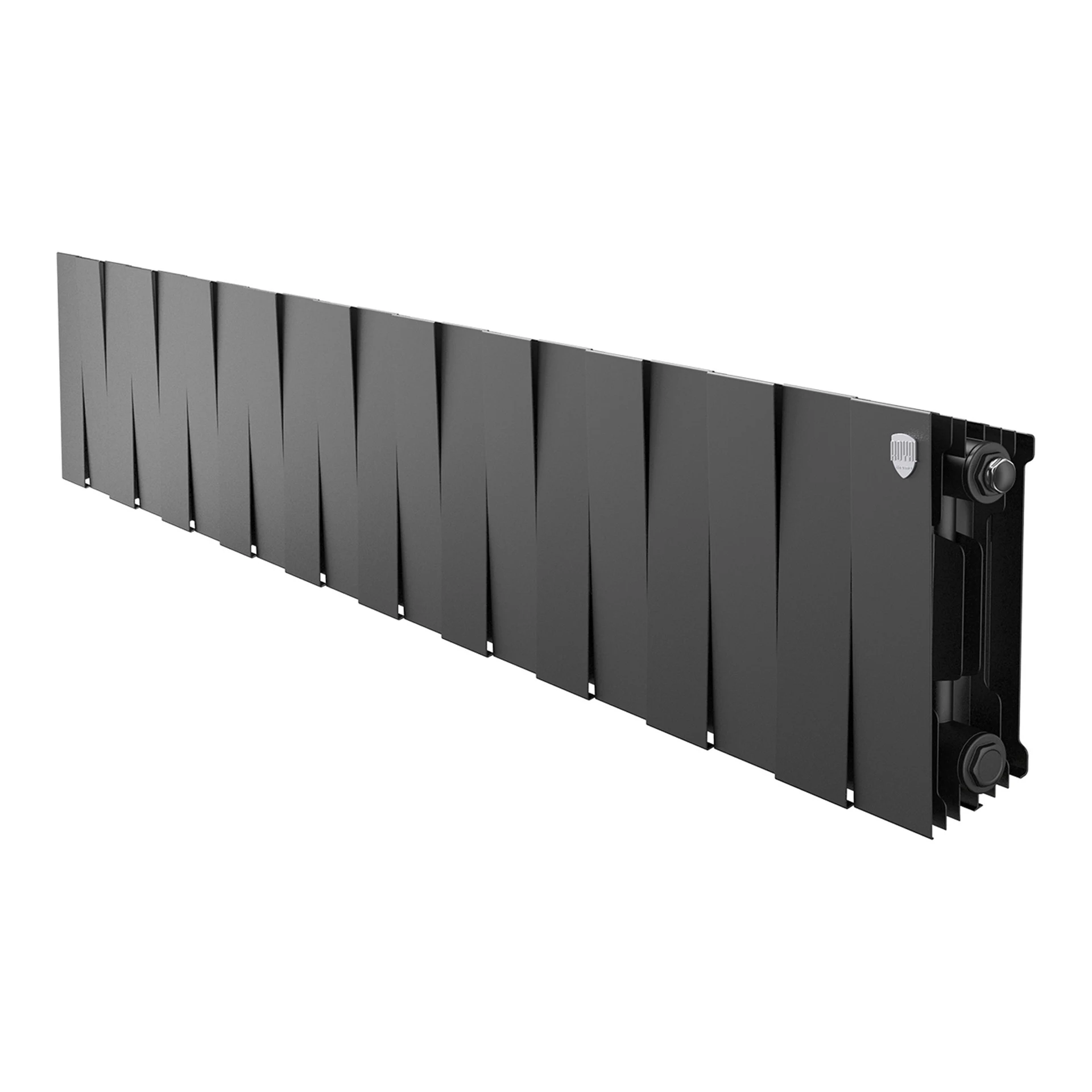 Радиатор биметаллический Royal Thermo PianoForte 200 Чёрный - 20 секц. НС-1682323