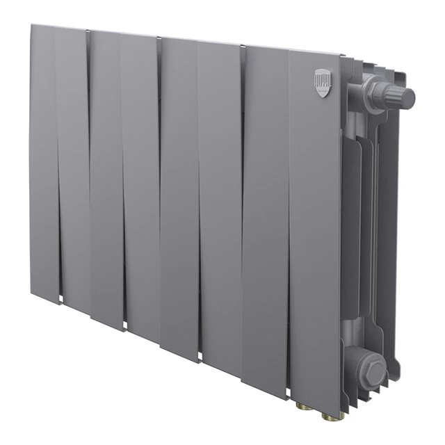 Радиатор биметаллический Royal Thermo PianoForte 300 Серебристый VR80 - 8 секц.