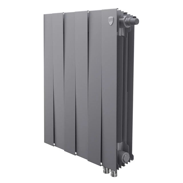 Радиатор биметаллический Royal Thermo PianoForte 500 Серебристый VR80 - 6 секц.