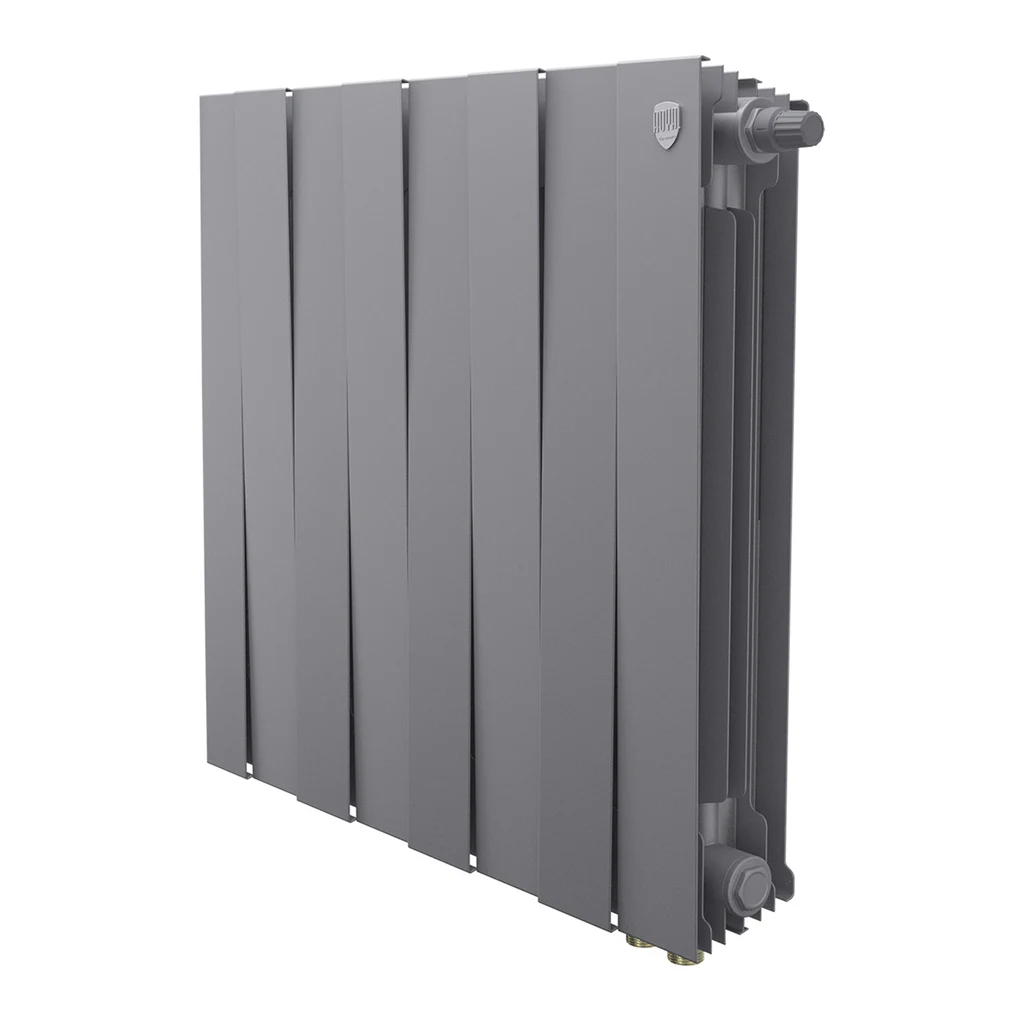 Радиатор биметаллический Royal Thermo PianoForte 500 Серебристый VR80 - 8 секц.