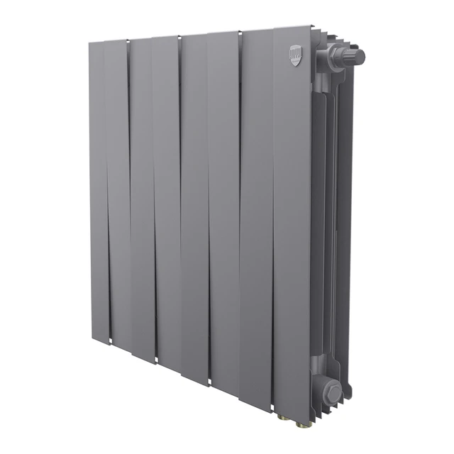 Радиатор биметаллический Royal Thermo PianoForte 500 Серебристый VR80 - 8 секц.