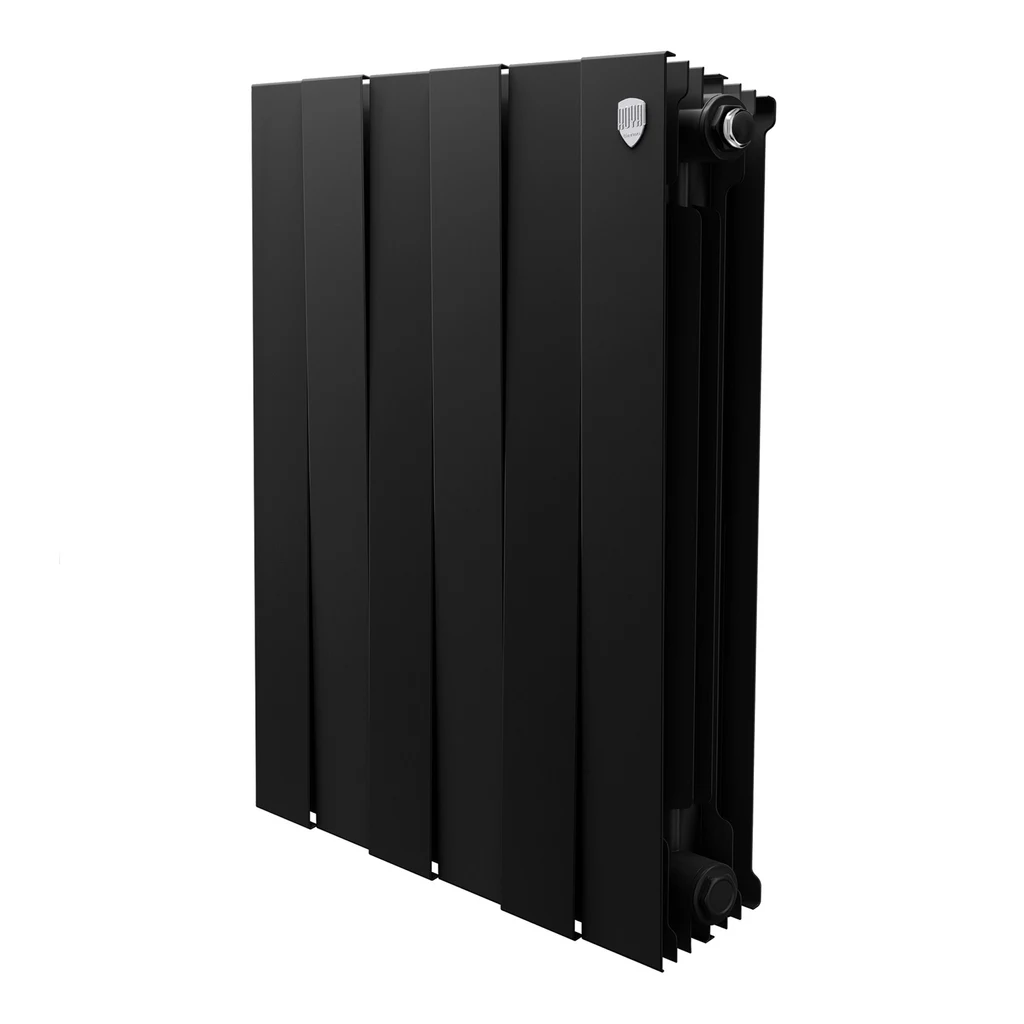 Радиатор биметаллический Royal Thermo PianoForte 500 Чёрный - 6 секц. НС-1682387