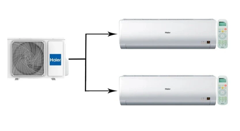 Мульти сплит-система Haier Multi Super 2U50S2SM2FA/AS12BS4HRA*2