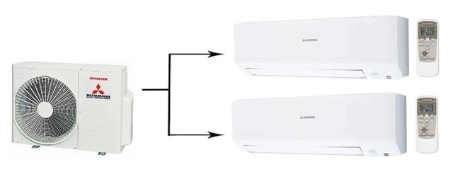 Мульти сплит-система Mitsubishi Heavy SCM50ZS-W/SKM25ZSP-W*2