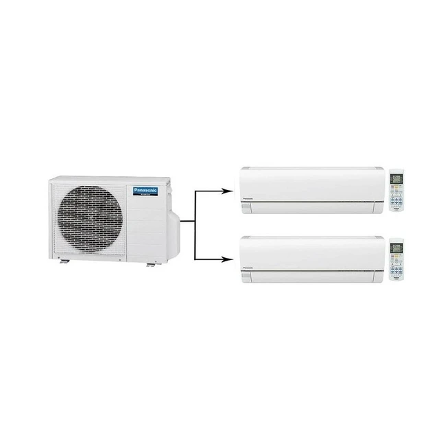 Мульти сплит-система Panasonic CU-2E18PBD/CS-E9RKDW*2