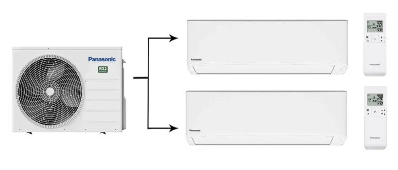 Мульти сплит-система Panasonic CU-2Z50TBE/CS-Z25ZKEW*2