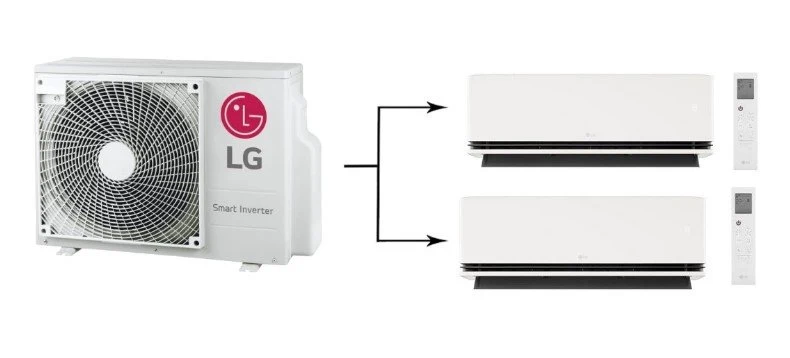 Мульти сплит-система LG SMU3R21.U23/H09S1D.NS1R*2