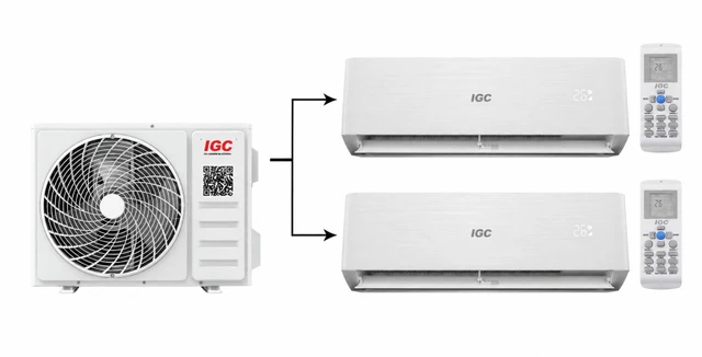 Мульти сплит-система IGC RAM2-T18URH/RAK-T07RH*2