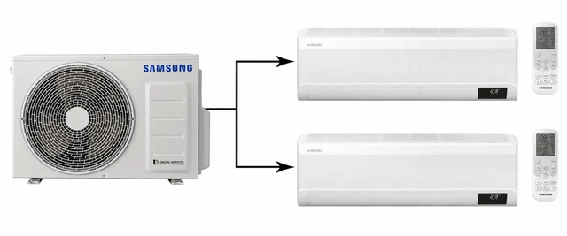 Мульти сплит-система Samsung AJ050TXJ2KH/EA/AJ025TNTDKH/EA*2