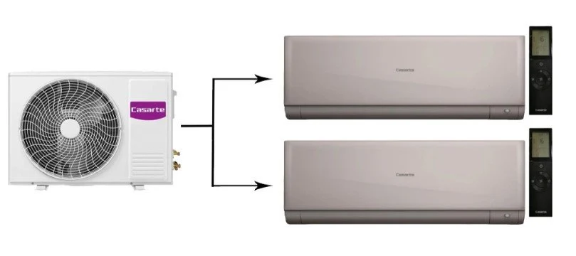 Мульти сплит-система Casarte 2U50CM1/R3/CAS25CX1/R3-G*2