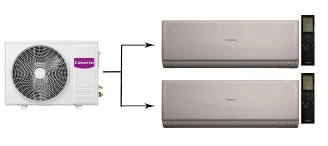 Мульти сплит-система Casarte 2U50CM1/R3/CAS25CX1/R3-G*2