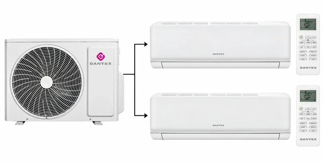 Мульти сплит-система Dantex RK-2M18HGE-W/RK-MW09HG*2