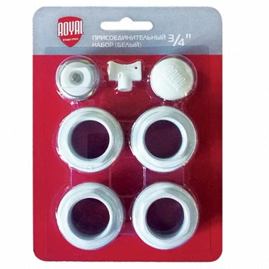 Набор присоединительный Royal Thermo 3/4 white RT03.1