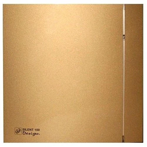 Вытяжка для ванной диаметр 100 мм Soler & Palau SILENT-100 CRZ GOLD DESIGN-4C (230V 50Hz)