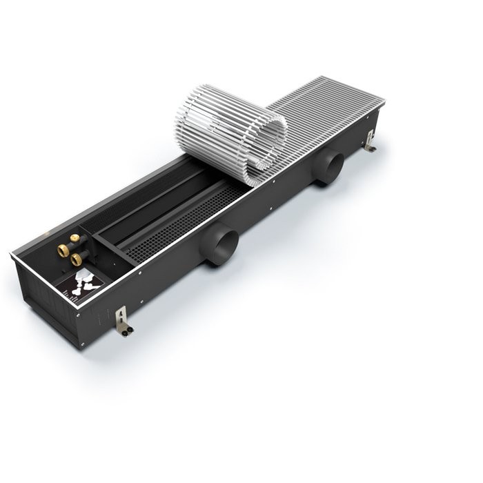 Внутрипольный конвектор длиной 30 см - 1 м Varmann Ntherm 140x90x800