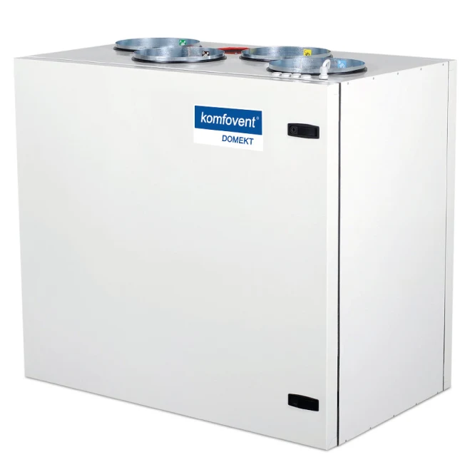 Приточно-вытяжная вентиляционная установка 500 Komfovent Domekt-R-500-V (L/A F7/M5 ePM1 55/ePM10 50)